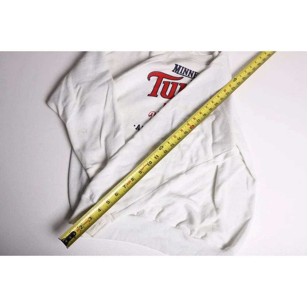 Vintage 1987 Minnesota Twins World Series Champions Sweatshirt White Large